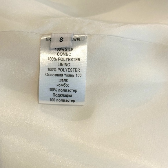 Brandon Maxwell Off-The-Shoulder Silk Draped Gown BNWT - Picture 11 of 11